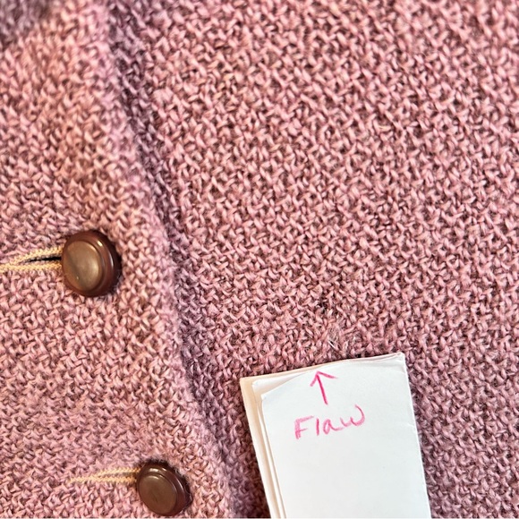 Vintage Girl Coat Pant Set 2 to 3 Years Pink Mauve Worsted Wool Samantha *FLAWS - Picture 7 of 16